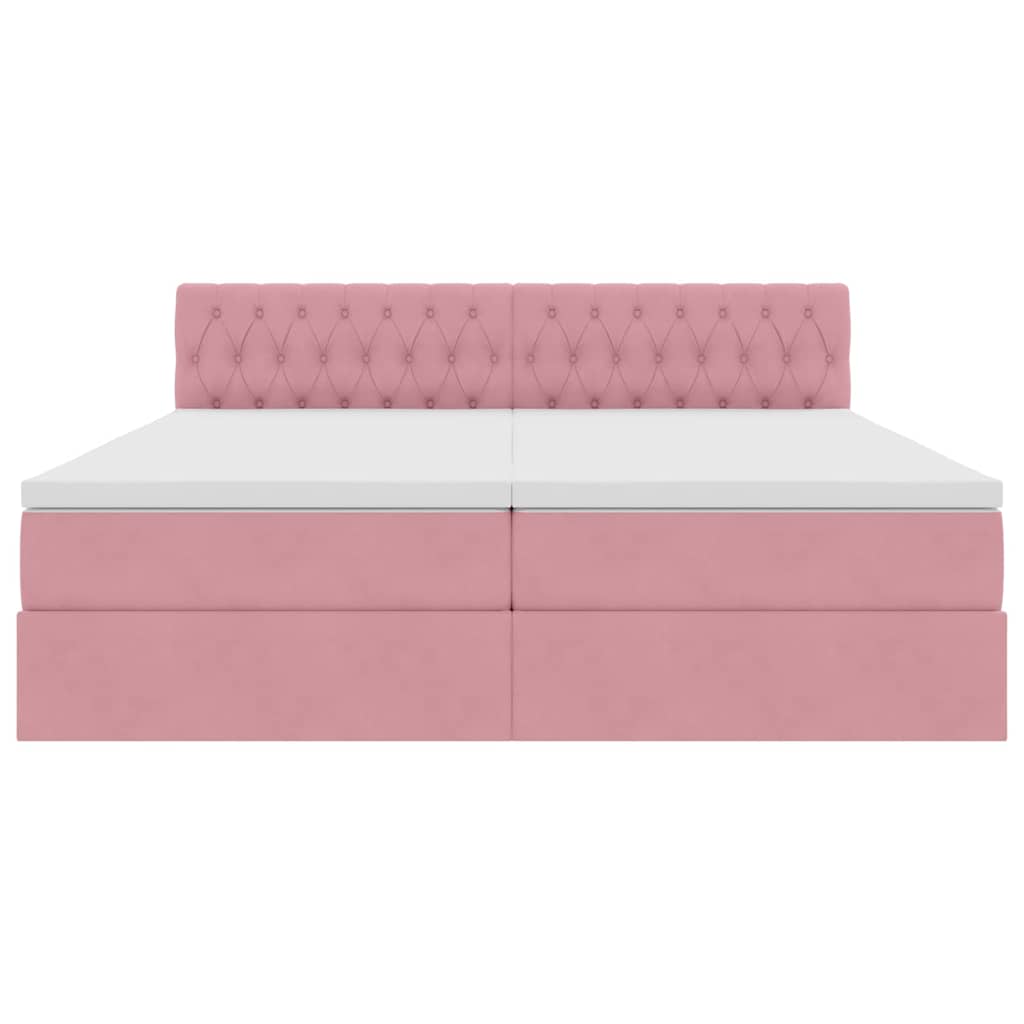 Letto con Contenitore con materasso Rosa 90 x 200 cm | homemem39