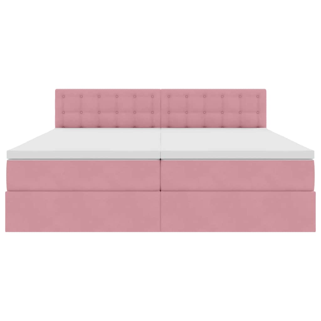 Letto con Contenitore con materasso Rosa 90 x 200 cm | homemem39