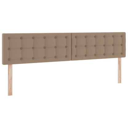 Letto con contenitore e LED con led Grigio chiaro 200 x 200 cm | homemem39