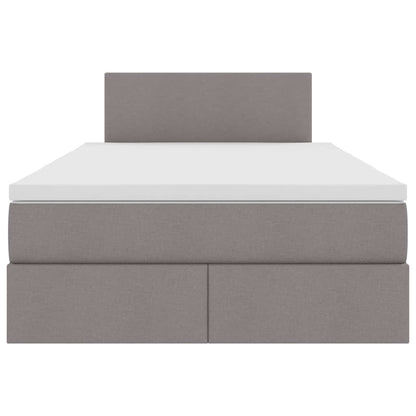 Letto con luci a strisce a LED Talpa 120 x 200 cm Tessuto