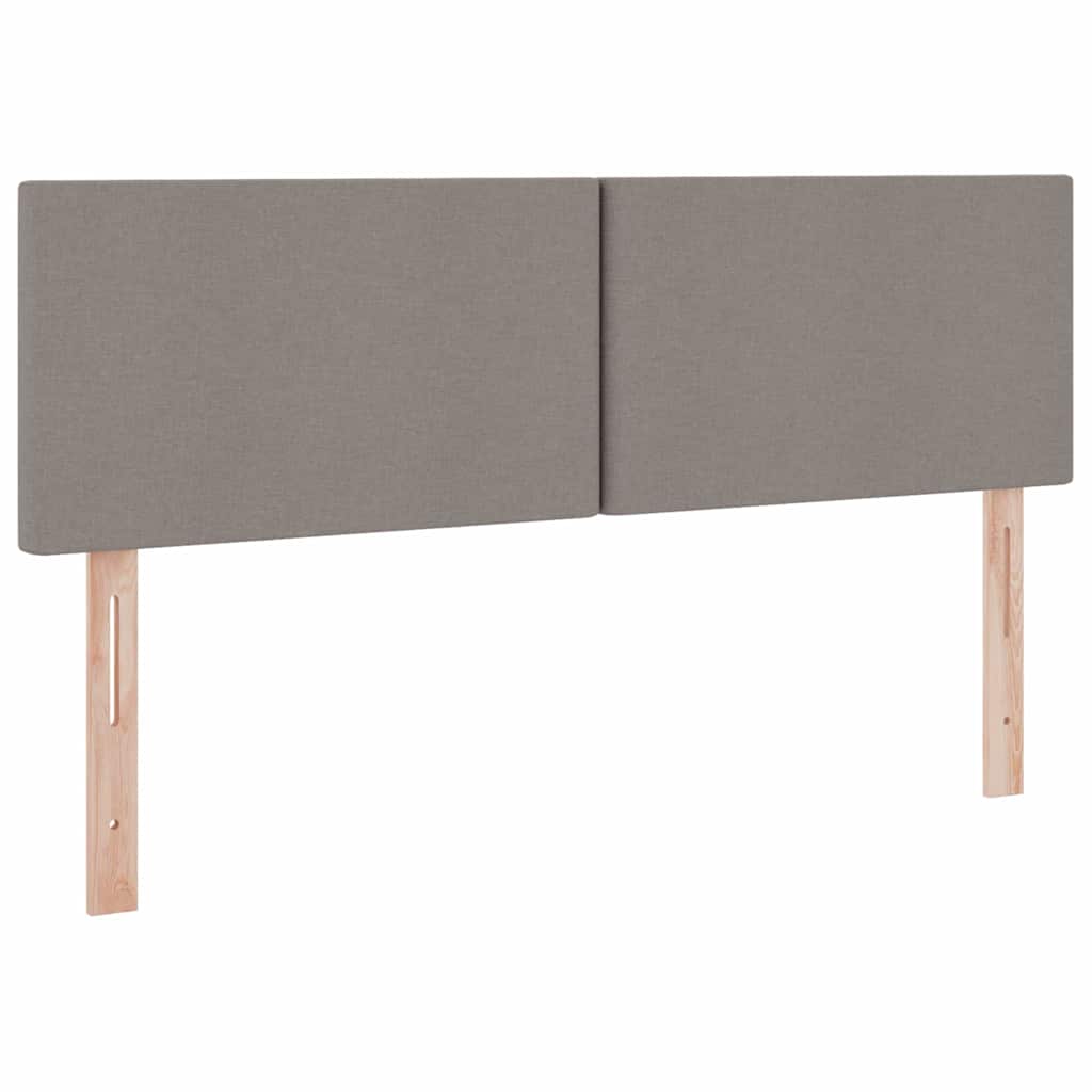 Letto con luci a strisce a LED Talpa 140 x 190 cm Tessuto