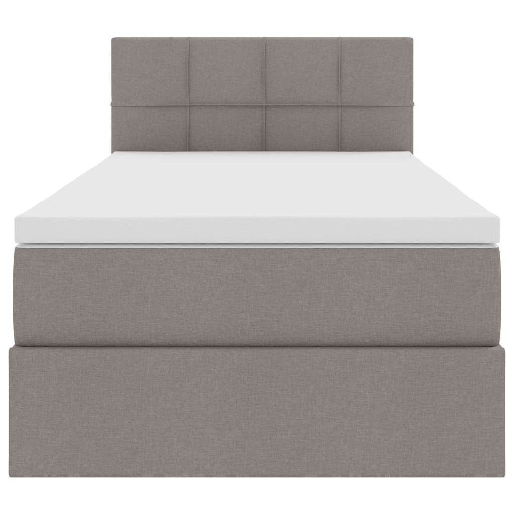 Letto con contenitore e LED con led Talpa 100 x 200 cm Tessuto | homemem39