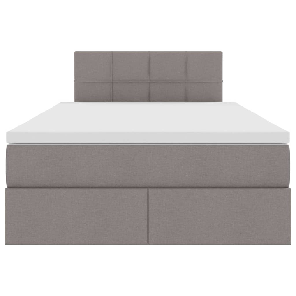 Letto con luci a strisce a LED Talpa 120 x 200 cm Tessuto