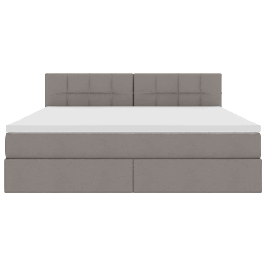 Letto con luci a strisce a LED Talpa 180 x 200 cm Tessuto