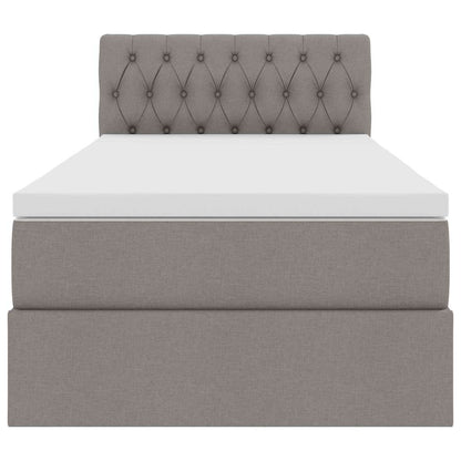Letto con contenitore e LED con led Talpa 100 x 200 cm Tessuto | homemem39