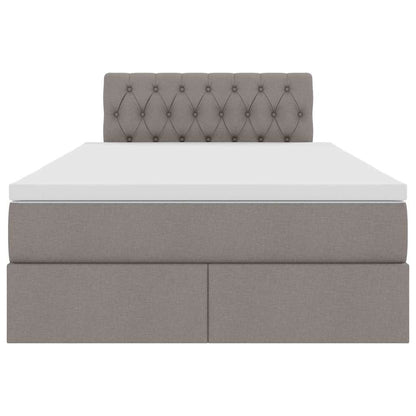 Letto con luci a strisce a LED Talpa 120 x 200 cm Tessuto