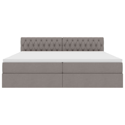 Letto con contenitore e LED con led Talpa 200 x 200 cm Tessuto | homemem39