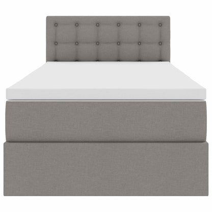 Letto con contenitore e LED Talpa 90 x 190 cm Tessuto | homemem39