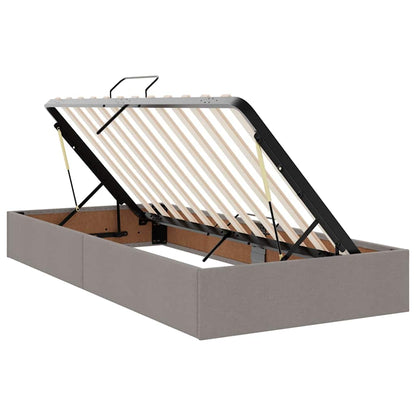 Letto con contenitore e LED con led Talpa 90 x 200 cm Tessuto | homemem39