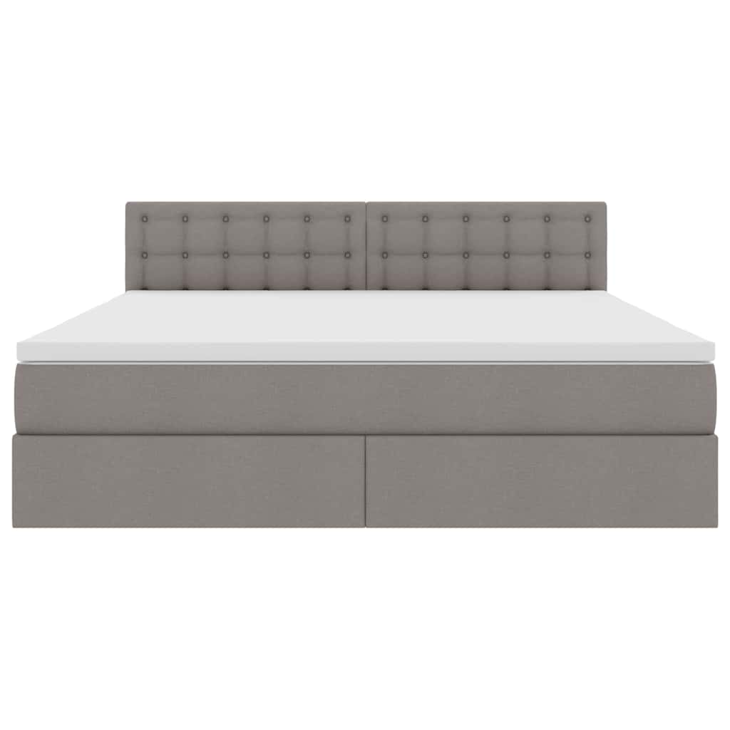 Letto con contenitore e LED con led Talpa 160 x 200 cm Tessuto | homemem39