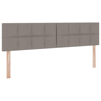 Letto con contenitore LED e materasso Tortora 200 x 200 cm