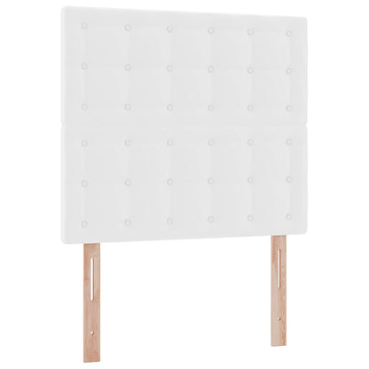 Letto con Contenitore Bianco Puro 100 x 200 cm Pelle Sintetica | homemem39