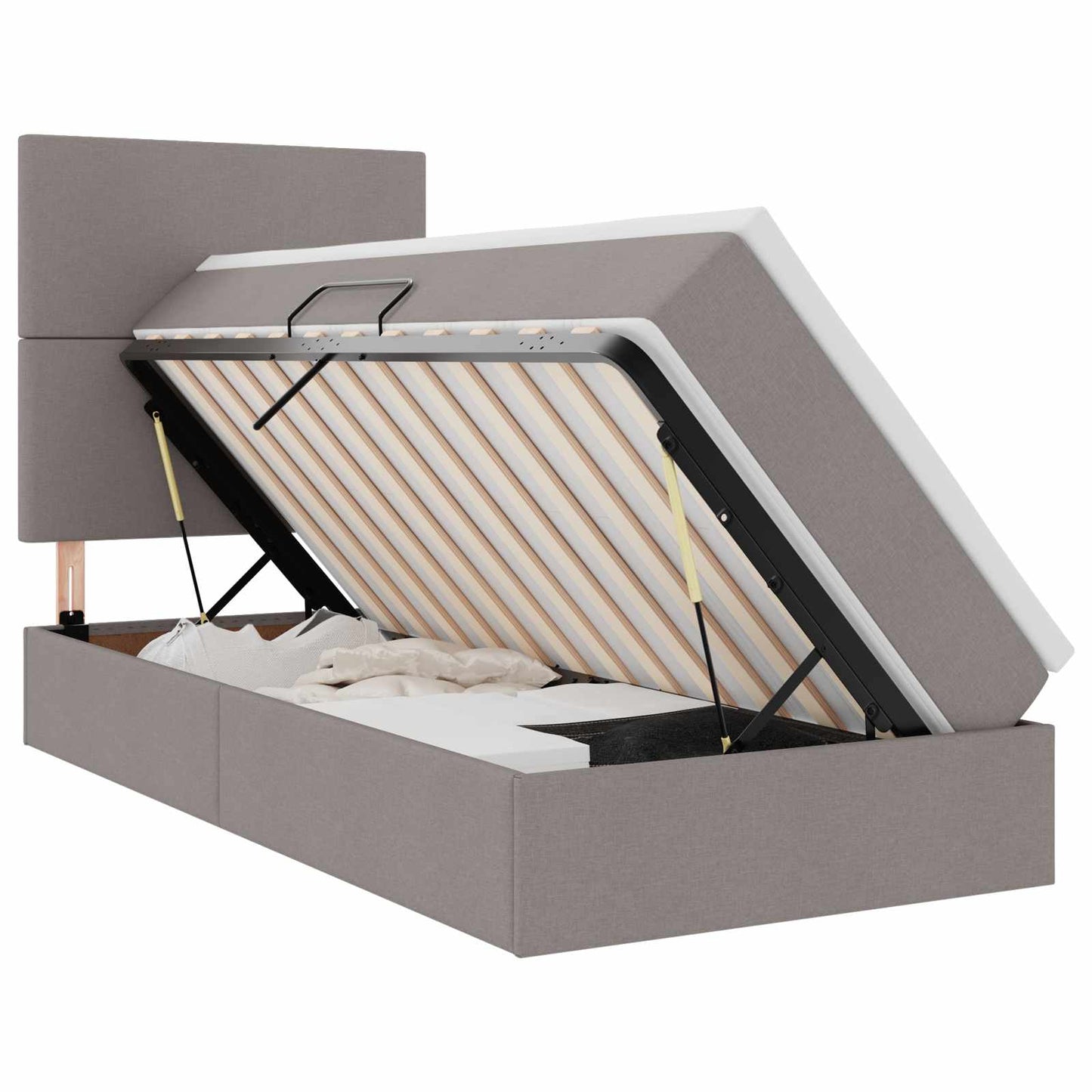 Letto con contenitore e materasso Talpa 90 x 200 cm Tessuto | homemem39