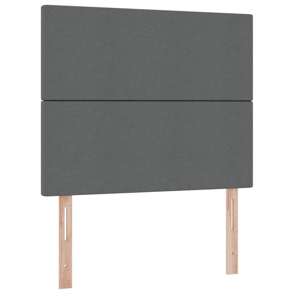 Letto con contenitore e materasso Grigio scuro 120 x 200 cm | homemem39