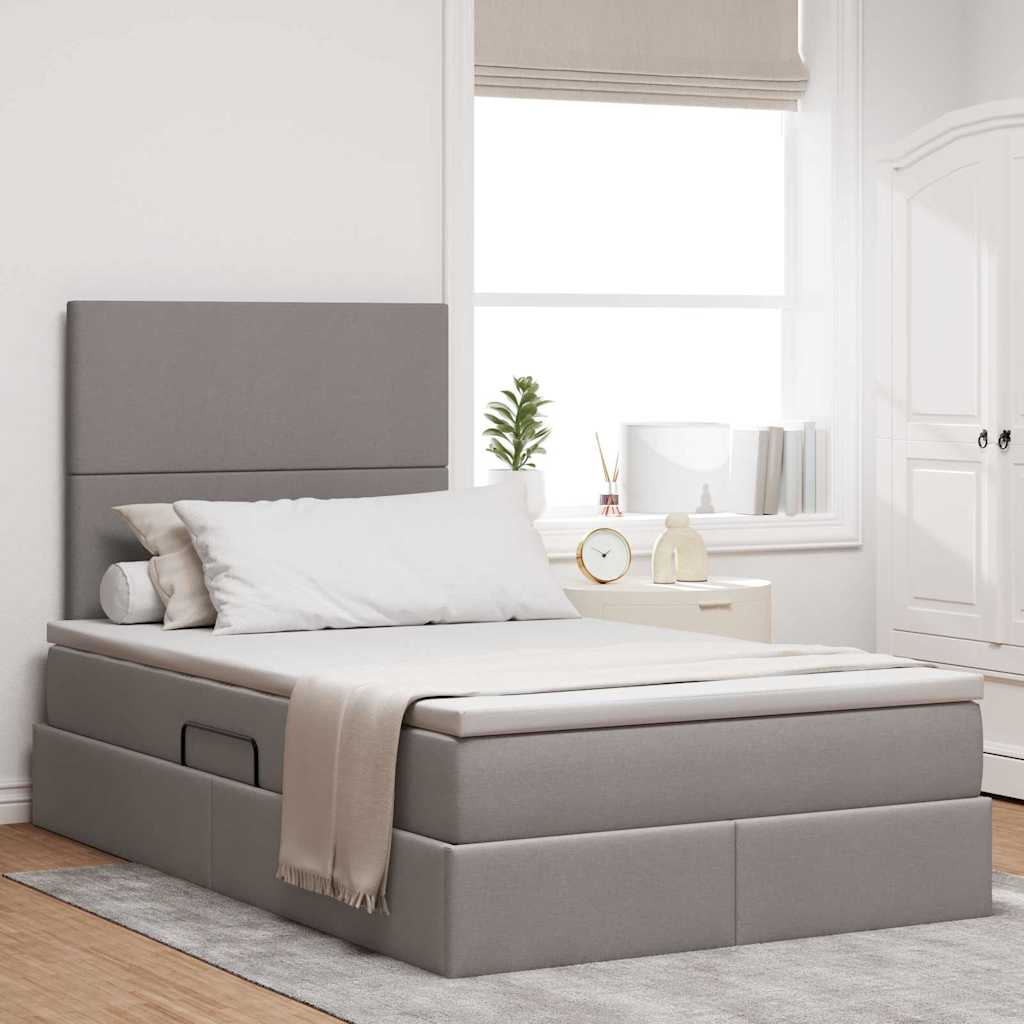 Letto con contenitore e materasso Talpa 120 x 200 cm Tessuto | homemem39