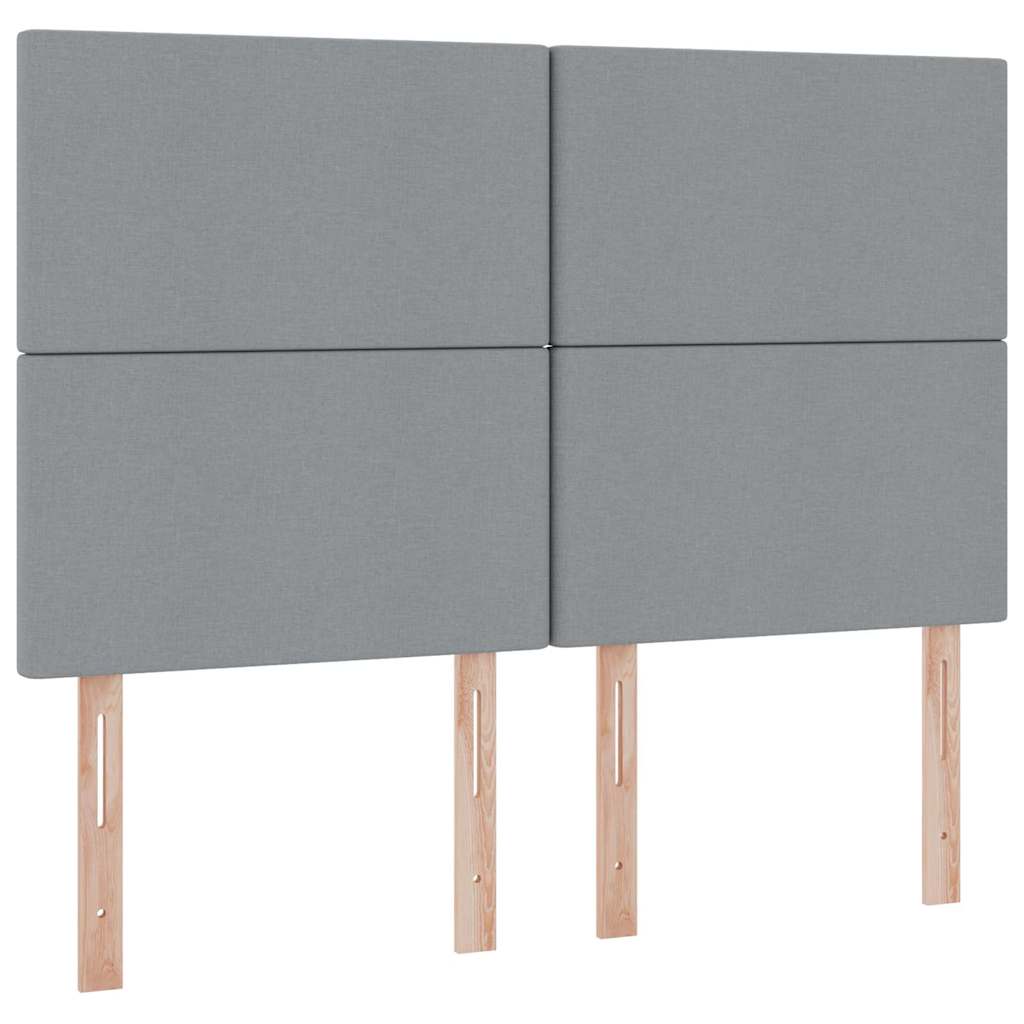 Letto con contenitore e materasso Grigio chiaro 140 x 200 cm | homemem39