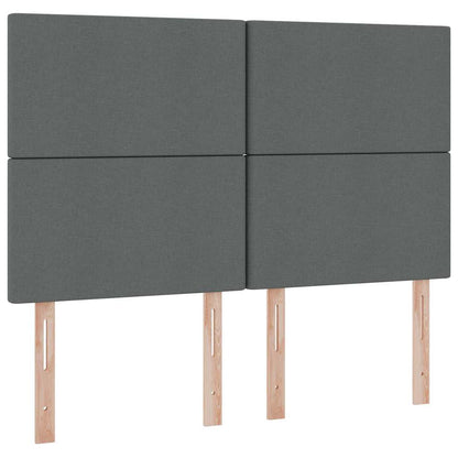 Letto con contenitore e materasso Grigio scuro 140 x 200 cm | homemem39