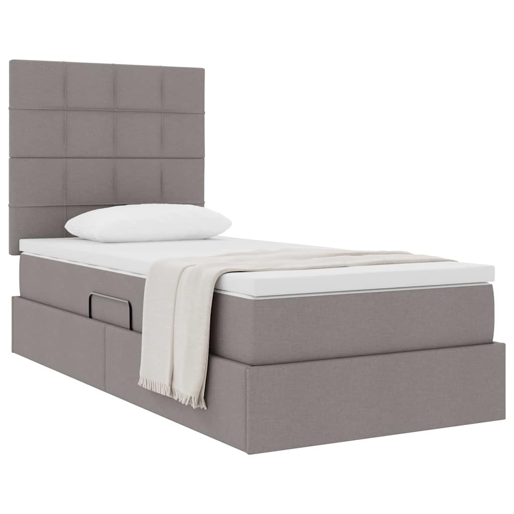 Letto con contenitore e materasso Talpa 90 x 190 cm Tessuto | homemem39