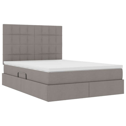 Letto con contenitore e materasso Talpa 140 x 200 cm Tessuto | homemem39