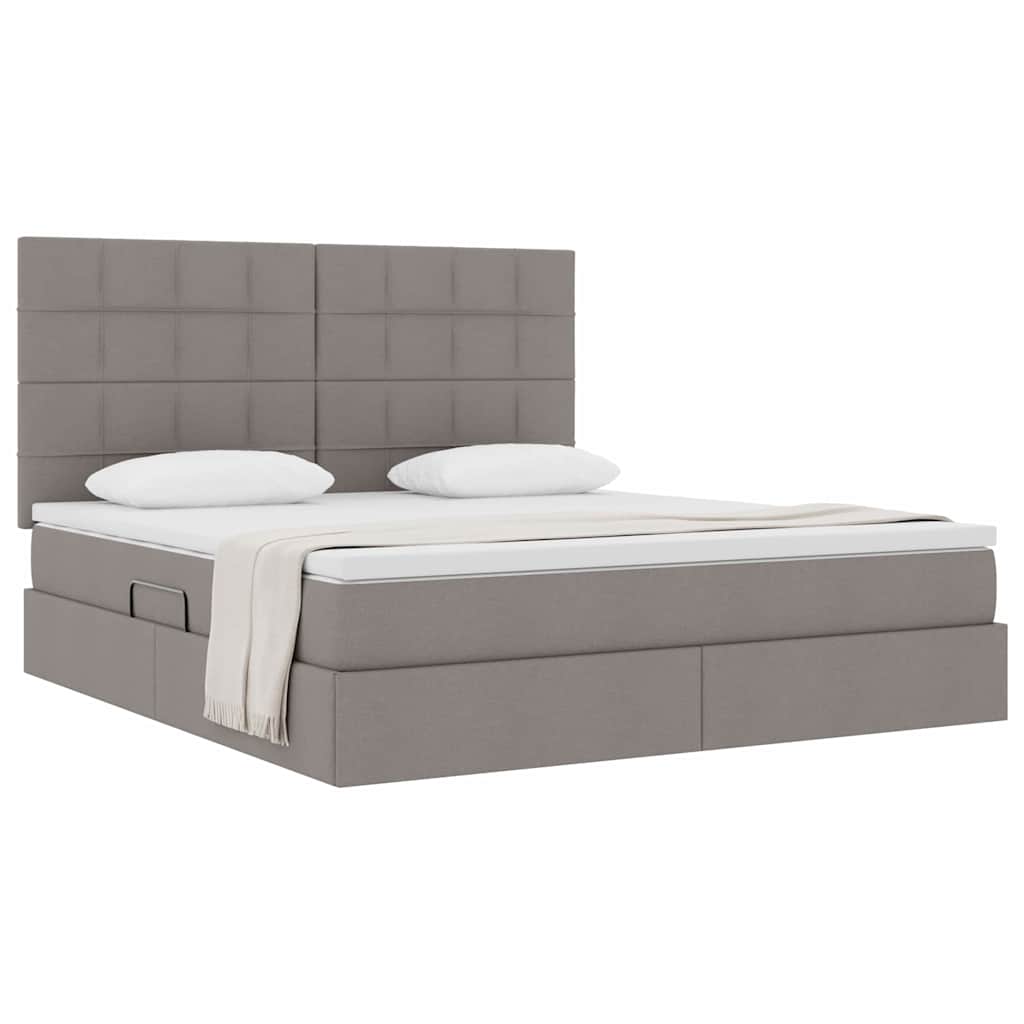 Letto con contenitore e materasso Talpa 180 x 200 cm Tessuto | homemem39