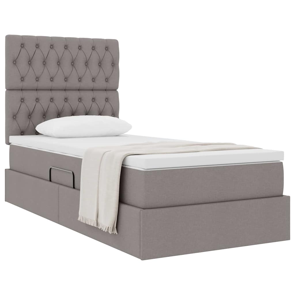 Letto con contenitore e materasso Talpa 90 x 200 cm Tessuto | homemem39