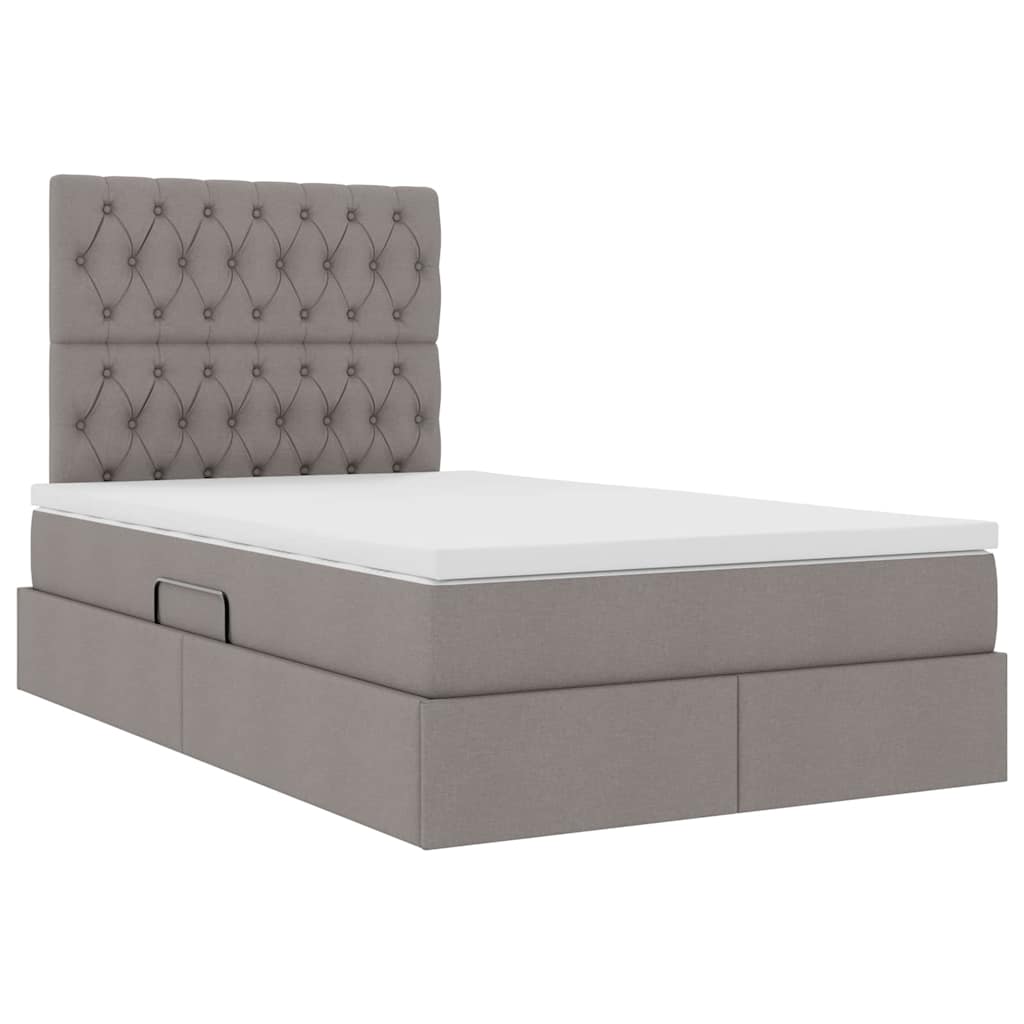 Letto con contenitore e materasso Talpa 120 x 200 cm Tessuto | homemem39
