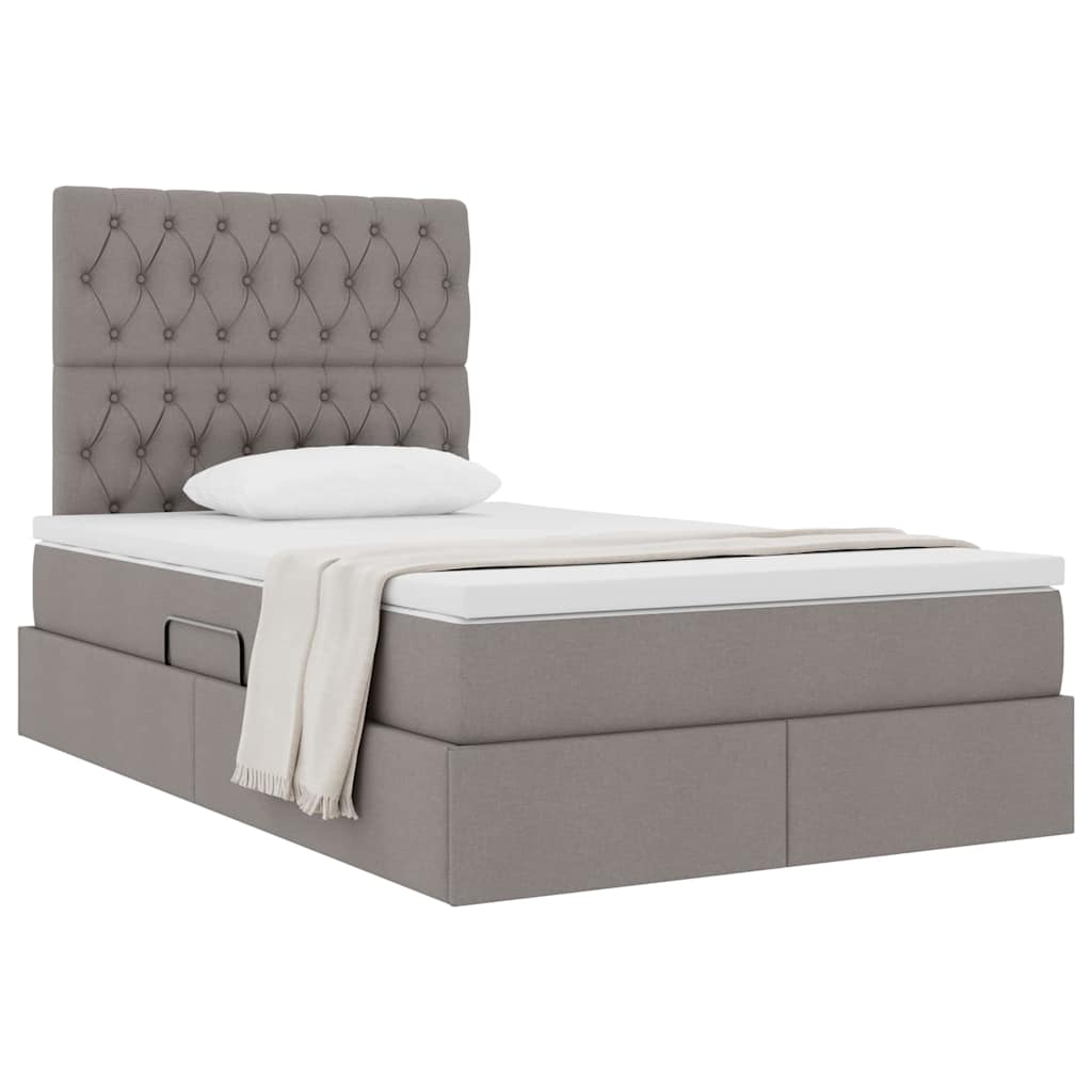 Letto con contenitore e materasso Talpa 120 x 200 cm Tessuto | homemem39