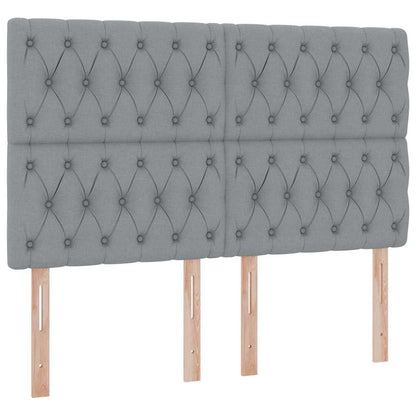 Letto con contenitore e materasso Grigio chiaro 140 x 200 cm | homemem39