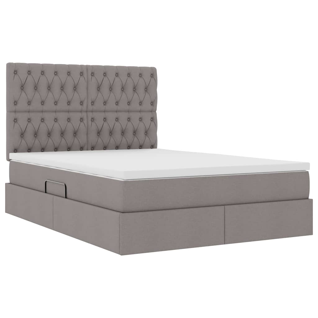 Letto con contenitore e materasso Talpa 140 x 200 cm Tessuto | homemem39