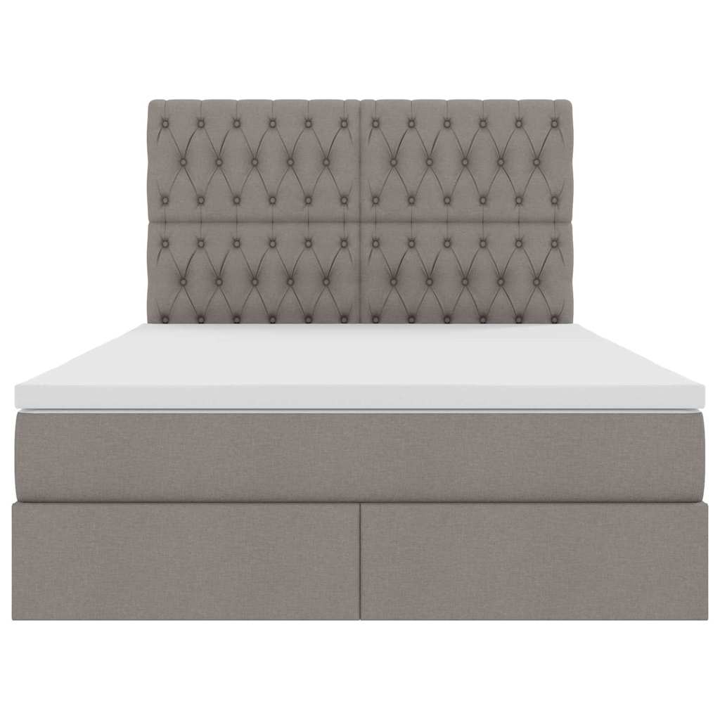 Letto con contenitore e materasso Talpa 140 x 200 cm Tessuto | homemem39