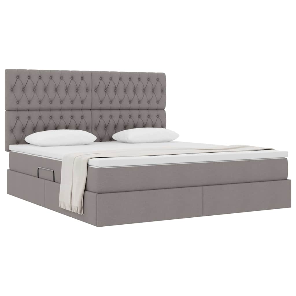 Letto con contenitore e materasso Talpa 160 x 200 cm Tessuto | homemem39