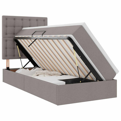 Letto con contenitore e materasso Talpa 90 x 190 cm Tessuto | homemem39
