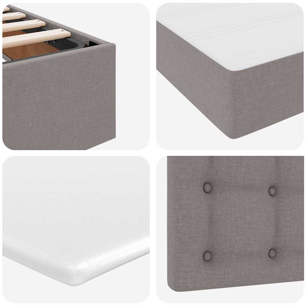 Letto con contenitore e materasso Talpa 90 x 200 cm Tessuto | homemem39