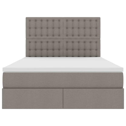 Letto con contenitore e materasso Talpa 140 x 200 cm Tessuto | homemem39