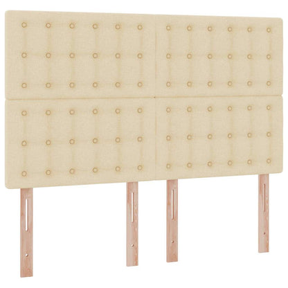 Letto con contenitore e materasso Crema 140 x 200 cm Tessuto | homemem39