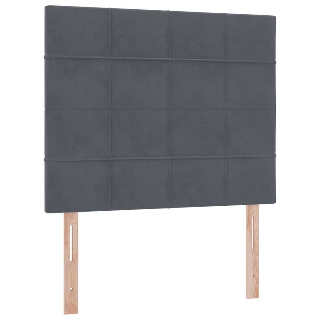 Letto con contenitore e materasso Grigio scuro 120 x 200 cm | homemem39