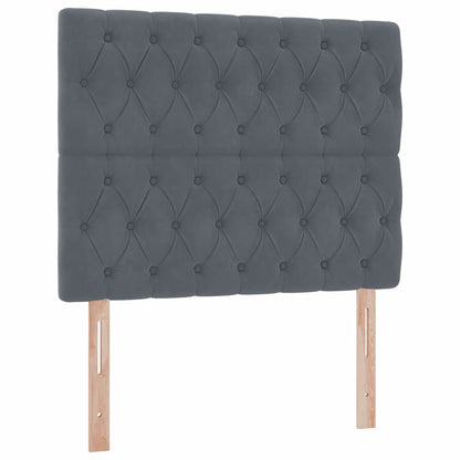 Letto con contenitore e materasso Grigio scuro 120 x 200 cm | homemem39