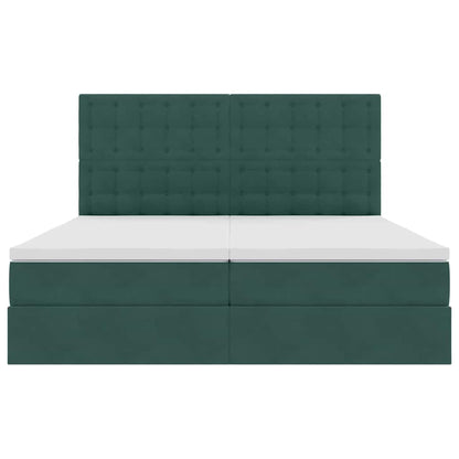 Letto con Contenitore Verde Scuro 180 x 200 cm Velluto | homemem39