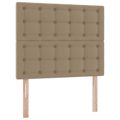 Letto con contenitore e LED Cappuccino 120 x 200 cm | homemem39