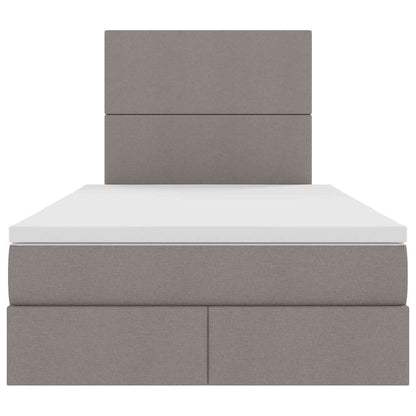 Letto con luci a strisce a LED Talpa 120 x 200 cm Tessuto