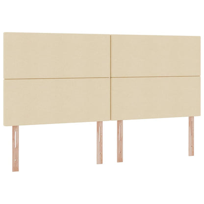 Letto con contenitore LED e materasso Crema 200 x 200 cm | homemem39