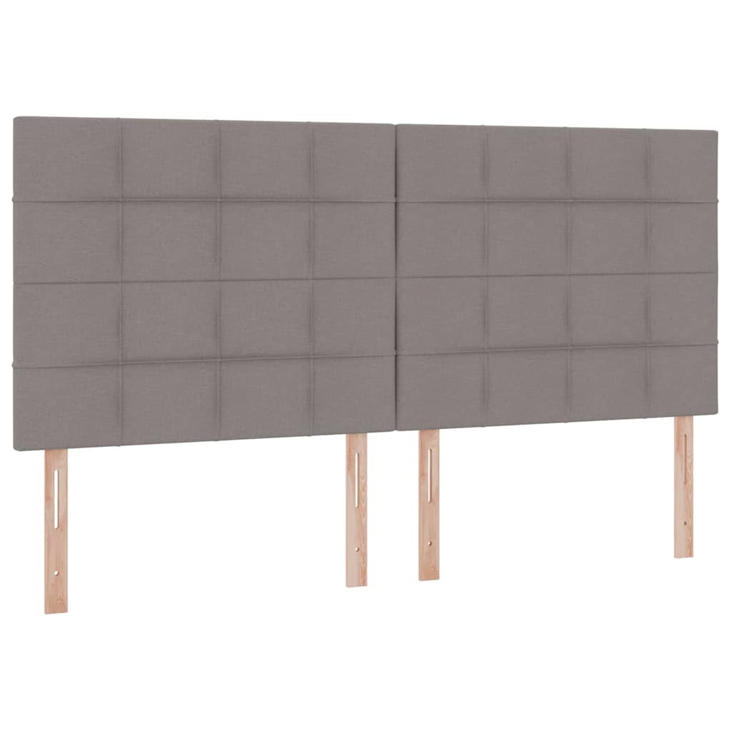 Letto con contenitore LED e materasso Tortora 200 x 200 cm | homemem39