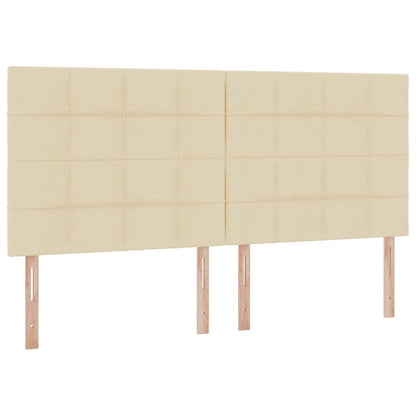 Letto con contenitore LED e materasso Crema 200 x 200 cm | homemem39