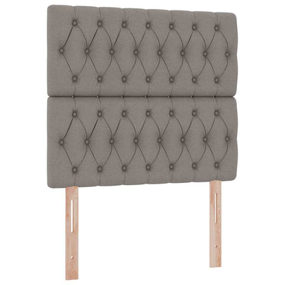 Letto con contenitore LED e materasso Tortora 90 x 190 cm | homemem39