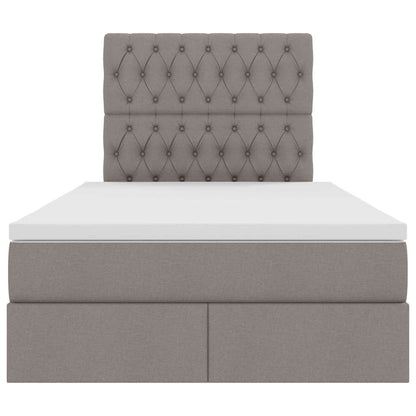 Letto con luci a strisce a LED Talpa 120 x 200 cm Tessuto