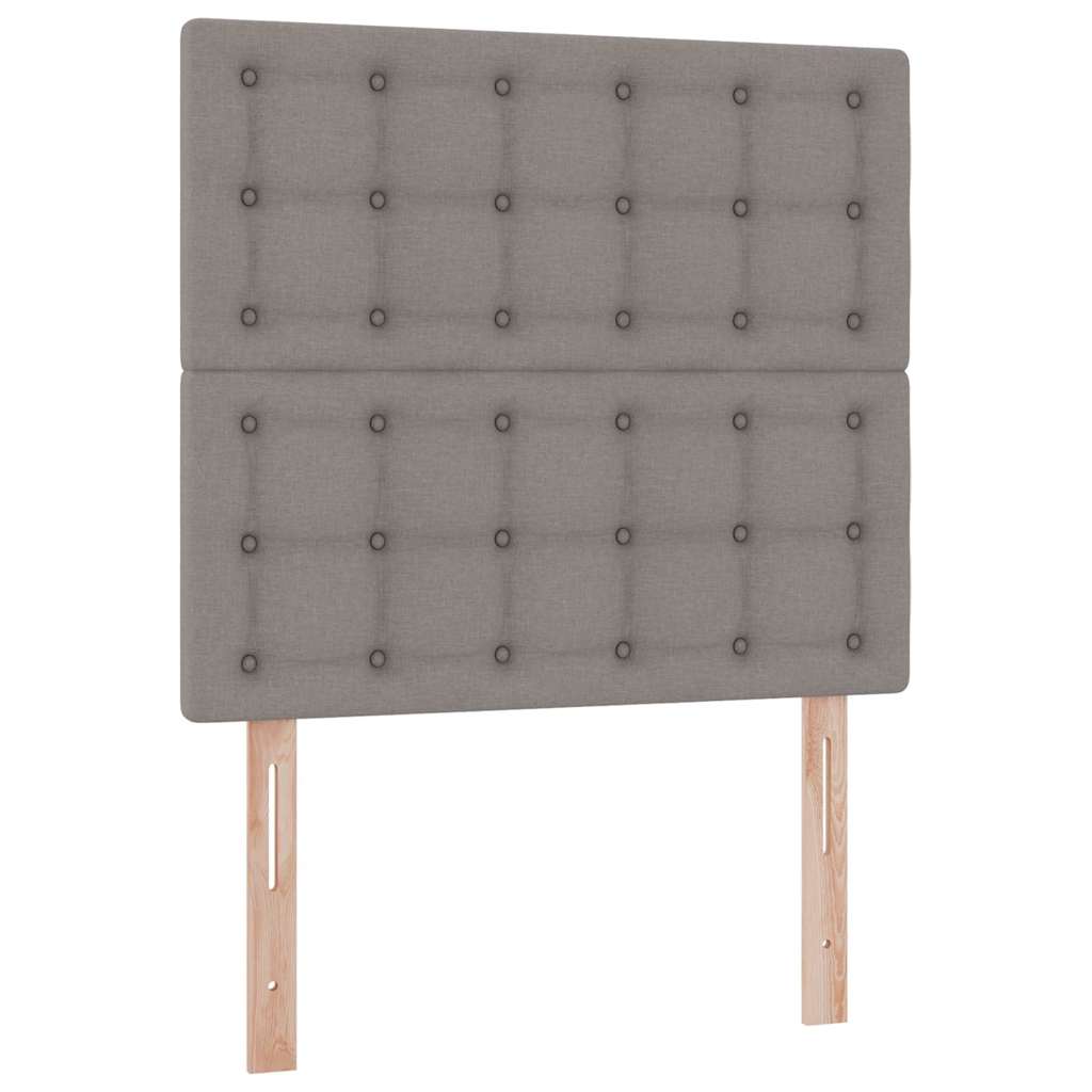 Letto con contenitore LED e materasso Tortora 90 x 190 cm | homemem39