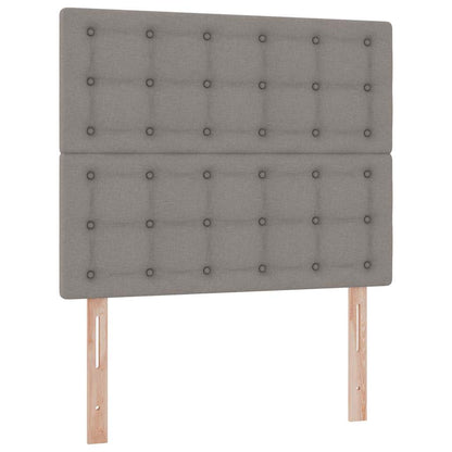 Letto con contenitore LED e materasso Tortora 120 x 200 cm | homemem39