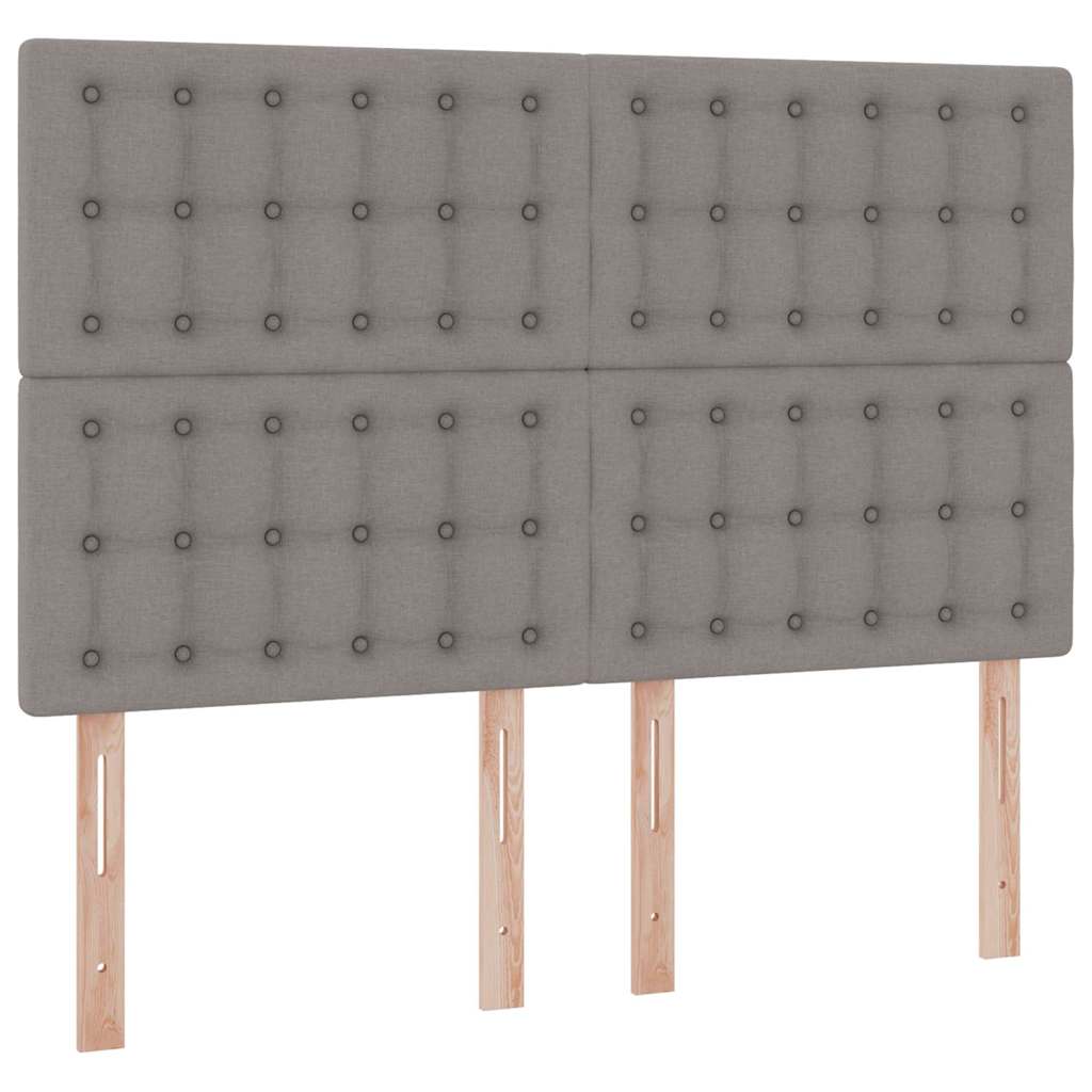 Letto con contenitore LED e materasso Tortora 140 x 200 cm | homemem39