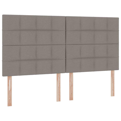 Letto con contenitore LED e materasso Tortora 180 x 200 cm