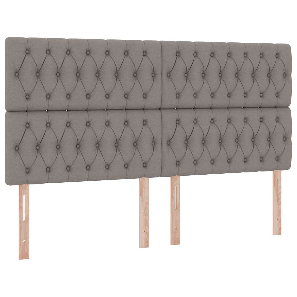 Letto con contenitore LED e materasso Tortora 180 x 200 cm